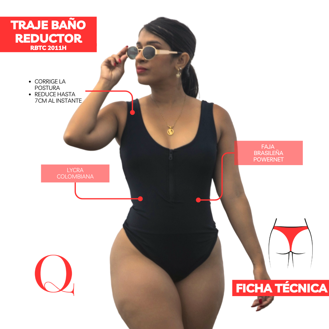 TRAJE DE BAÑO CON FAJA HILO RBTC2011H  | STOCK VENEZUELA |