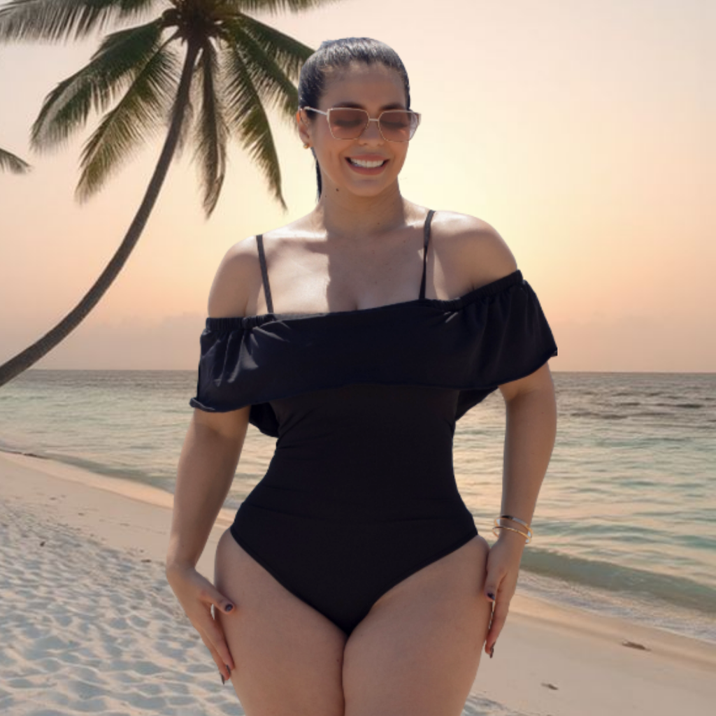 TRAJE DE BAÑO CON FAJA COLOMBIANO - RBT4500 | STOCK VENEZUELA |