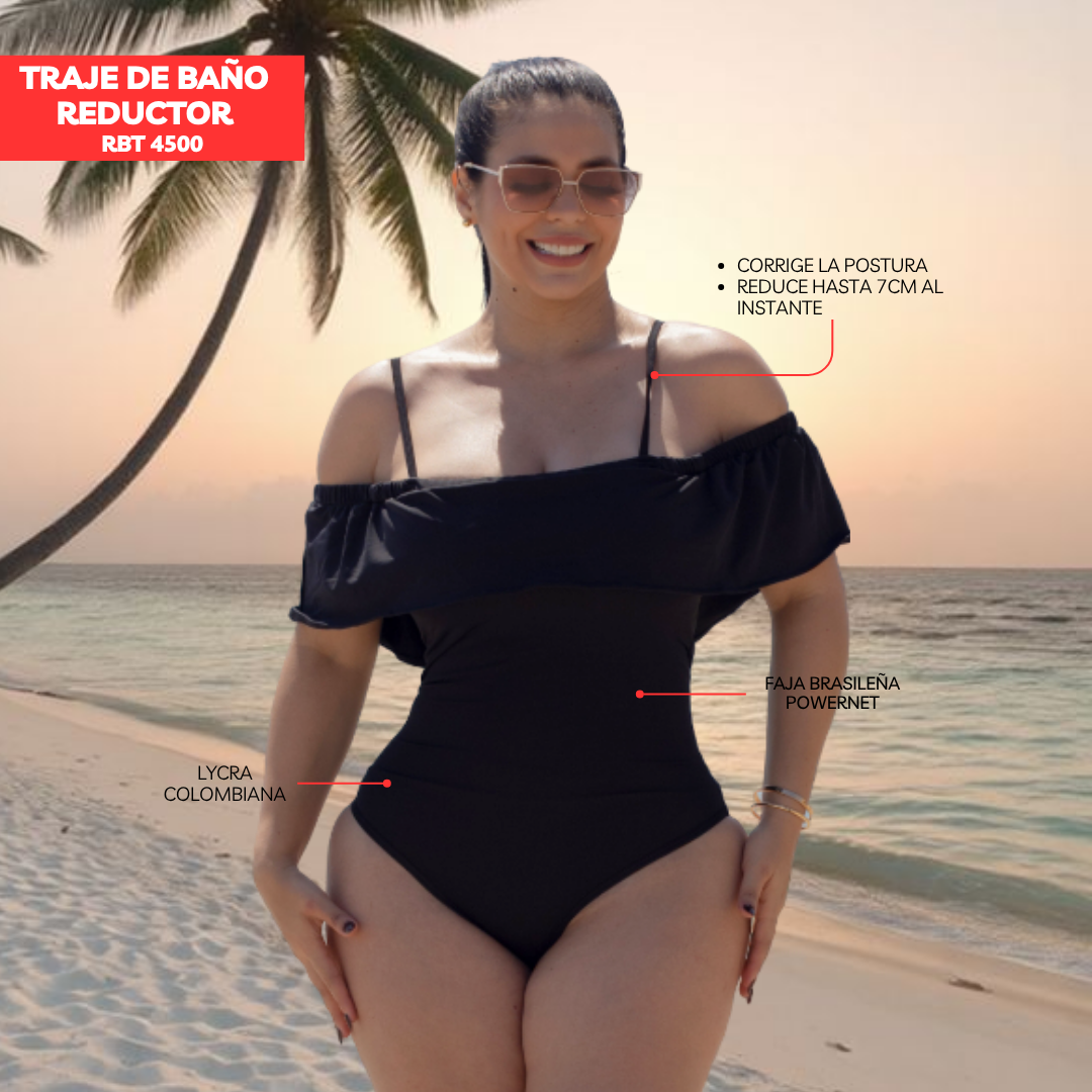 TRAJE DE BAÑO CON FAJA COLOMBIANO - RBT4500 | STOCK VENEZUELA |