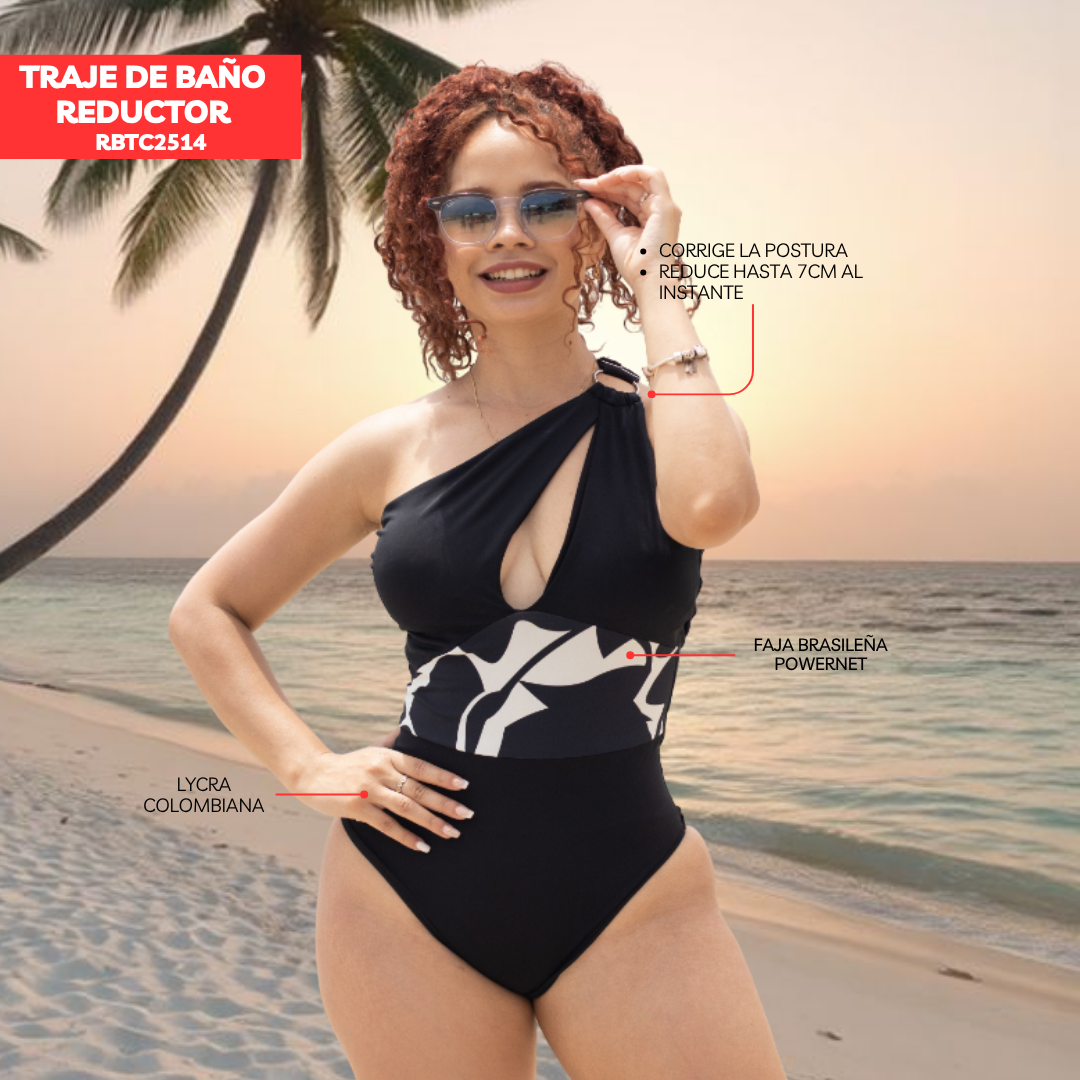 TRAJES DE BAÑO CON FAJA COLOMBIANO - RBTC3009  |STOCK VENEZUELA|